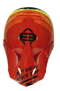 CASQUE CROSS FREEGUN BY SHOT XP4 STRIPE ROUGE