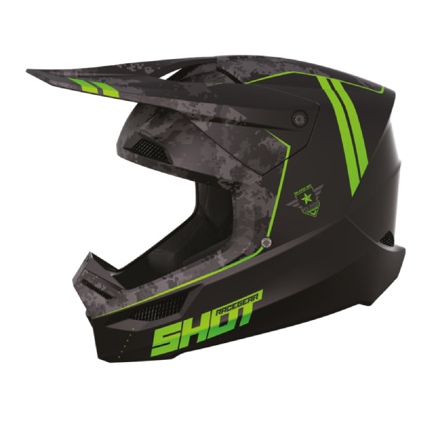 CASQUE CROSS SHOT FURIOUS ARMY VERT MAT