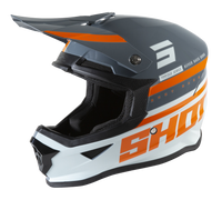 CASQUE CROSS SHOT FURIOUS SHINING GRIS ORANGE