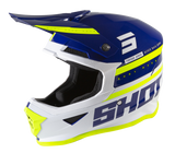 CASQUE CROSS SHOT FURIOUS SHINING BLEU JAUNE SHOT