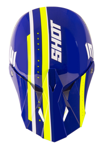 CASQUE CROSS SHOT FURIOUS SHINING BLEU JAUNE SHOT