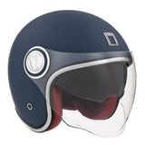 CASQUE JET NOX HERITAGE BLEU MARINE MAT NOX