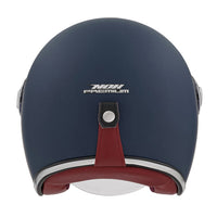 CASQUE JET NOX HERITAGE BLEU MARINE MAT NOX