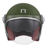 CASQUE JET NOX HERITAGE KAKI MAT NOX