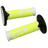 POIGNÉE PROGRIP 788 TRIPLE DENSITÉ BLANC / JAUNE FLUO PROGRIP