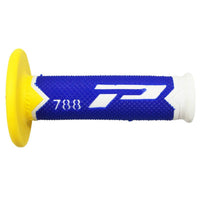 POIGNÉE PROGRIP 788 TRIPLE DENSITÉ BLANC / BLEU / JAUNE PROGRIP