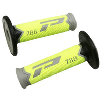 POIGNÉE PROGRIP 788 TRIPLE DENSITÉ NOIR / JAUNE FLUO / GRIS PROGRIP