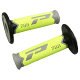 POIGNÉE PROGRIP 788 TRIPLE DENSITÉ NOIR / JAUNE FLUO / GRIS PROGRIP