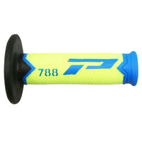 POIGNÉE PROGRIP 788 TRIPLE DENSITÉ NOIR / BLEU / JAUNE FLUO PROGRIP
