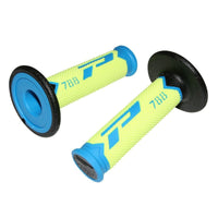 POIGNÉE PROGRIP 788 TRIPLE DENSITÉ NOIR / BLEU / JAUNE FLUO PROGRIP