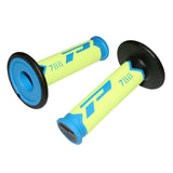 POIGNÉE PROGRIP 788 TRIPLE DENSITÉ NOIR / BLEU / JAUNE FLUO PROGRIP