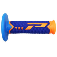 POIGNÉE PROGRIP 788 TRIPLE DENSITÉ ORANGE FLUO / BLEU / BLEU PROGRIP