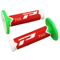POIGNÉE PROGRIP 788 TRIPLE DENSITÉ BLANC / ROUGE / VERT PROGRIP