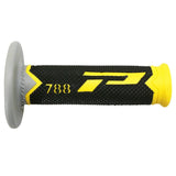 POIGNÉE PROGRIP 788 TRIPLE DENSITÉ NOIR / JAUNE / GRIS PROGRIP