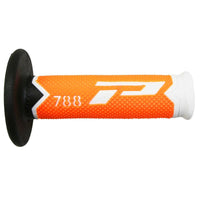POIGNÉE PROGRIP 788 TRIPLE DENSITÉ BLANC / ORANGE FLUO PROGRIP