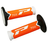 POIGNÉE PROGRIP 788 TRIPLE DENSITÉ BLANC / ORANGE FLUO PROGRIP