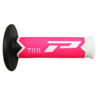 POIGNÉE PROGRIP 788 TRIPLE DENSITÉ BLANC / ROSE FLUO PROGRIP