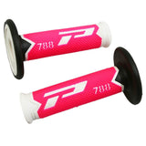 POIGNÉE PROGRIP 788 TRIPLE DENSITÉ BLANC / ROSE FLUO PROGRIP