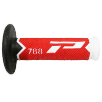 POIGNÉE PROGRIP 788 TRIPLE DENSITÉ BLANC / ROUGE PROGRIP