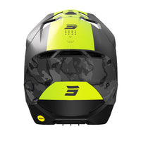 CASQUE CROSS SHOT RACE CAMO JAUNE FLUO MIPS