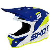 CASQUE CROSS SHOT FURIOUS CHASE NAVY JAUNE