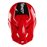 CASQUE CROSS SHOT FURIOUS CHASE ROUGE BLANC