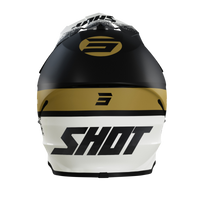 CASQUE CROSS SHOT FURIOUS ROLL NOIR OR MAT SHOT