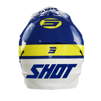 CASQUE CROSS SHOT FURIOUS ROLL NAVY JAUNE SHOT