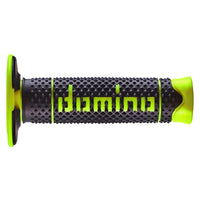 REVETEMENT DOMINO A260 NOIR/JAUNE FLUO 120MM (PAIRE) DOMINO