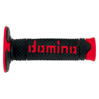 REVETEMENT DOMINO A260 NOIR/ROUGE 120MM (PAIRE) DOMINO