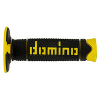 REVETEMENT DOMINO A260 NOIR/JAUNE 120MM (PAIRE) DOMINO
