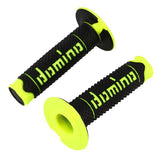 REVETEMENT DOMINO A260 NOIR/JAUNE FLUO 120MM (PAIRE) DOMINO