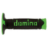 REVETEMENT DOMINO A260 NOIR/VERT 120MM (PAIRE) DOMINO