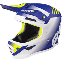 CASQUE CROSS SHOT FURIOUS TRUST BLEU JAUNE