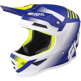 CASQUE CROSS SHOT FURIOUS TRUST BLEU JAUNE SHOT